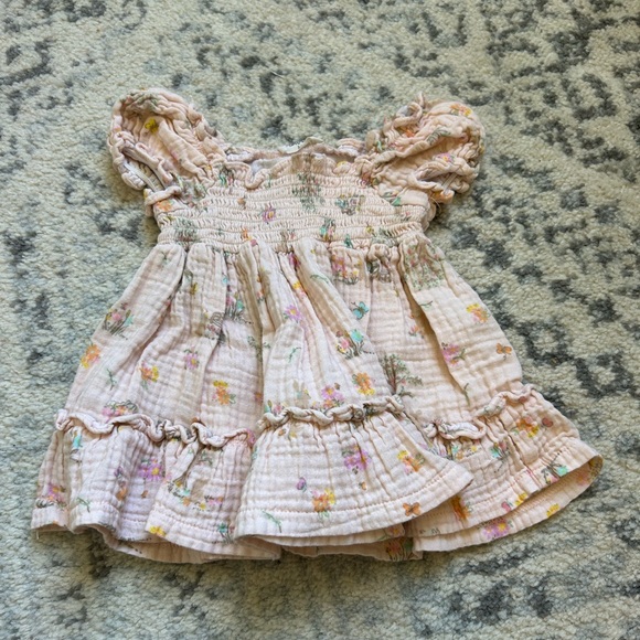 Tullabee pink gauze bunny dress size 3-6 months - Picture 4 of 6